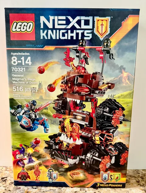 LEGO 70321 General Magmar's Siege Machine of Doom NEXO KNIGHTS New Sealed NISB