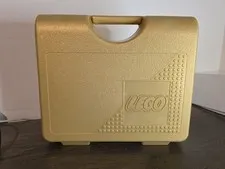 LEGO Metallic Gold Carrying Case Storage Box Container 1997