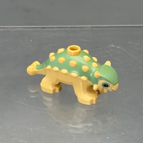 LEGO Jurassic World Baby Ankylosaurus Dinosaur Figure Tan Sand Green 67443