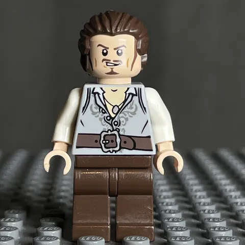 LEGO Pirates of the Caribbean Will Turner poc026 Minifigure from Sets 4182 - 1G