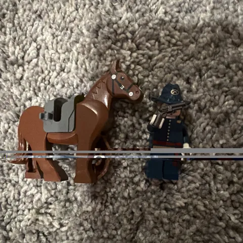 LEGO Minifigure Captain J. Fuller  The Lone Ranger Set #79111 WITH HORSE!