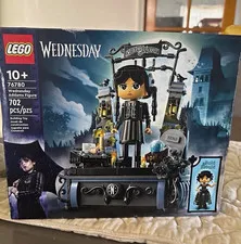 LEGO Wednesday 76780 Wednesday Addams Figure Building Toy Set 702 pcs