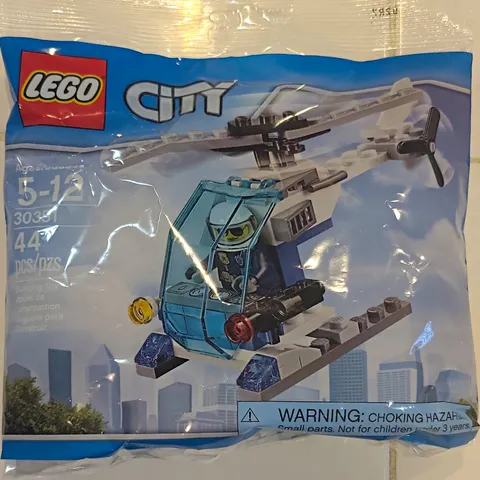 LEGO CITY Police: Police Helicopter (30351) Complete Set 44pcs Age 5-12 Polybag