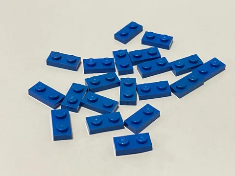 Lego 3023 Blue Replacement Add-on Pieces Parts Lot of 20