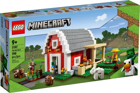 LEGO Minecraft 21187 The Red Barn 799pcs Building Toy Set