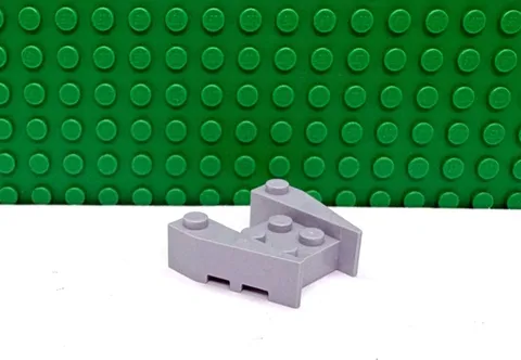 Lego Light Bluish Gray 3x4 Thick Wedge Brick with Cut Out NEW