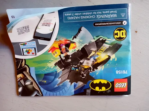 LEGO Instruction Manual ONLY LEGO 76158 Batman Book Booklet