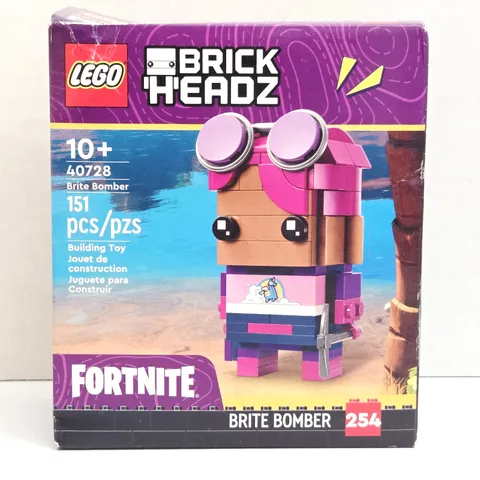 LEGO 40728 Fortnite Brite Bomber BrickHeadz NEW Sealed GWP Exclusive