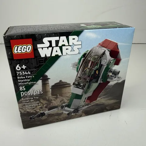 LEGO STAR WARS 2023 - BOBA FETT'S STARSHIP MICROFIGHTER 75344 - FACTORY SEALED