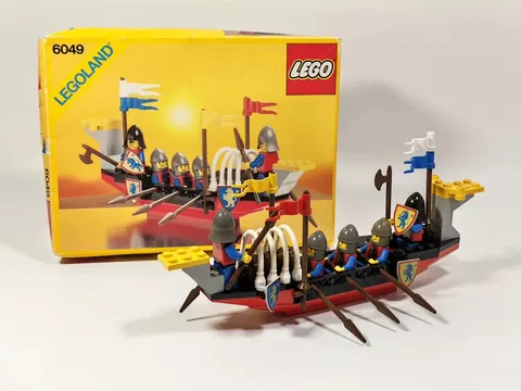 LEGO Castle 6049 Viking Voyager 99 pcs-丨With Instruction丨With box！