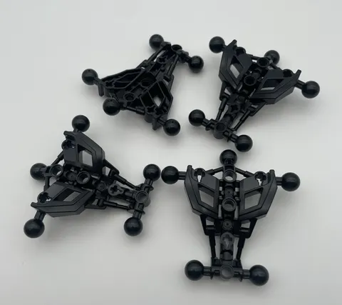 Lego 87794 Black Black 4x Hero Factory Torso Skeletal With 5 Ball