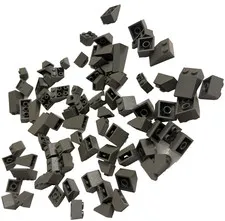 LEGO Dark Grey Specialty Slopes Lot - Roof Bricks Inverted Wedges MOC