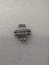 LEGO Part 30303 (1pc) Star Wars Dome Cross Plate 6x6 Grey