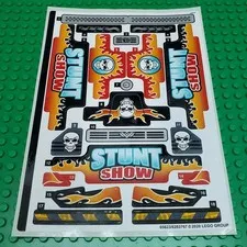 LEGO Sticker Sheet for Set 42106 Stunt Show Truck & Bike New Authentic Decals