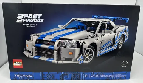 LEGO TECHNIC 2 Fast 2 Furious Nissan Skyline GT-R (R34) 1410 Pieces