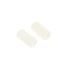 2x LEGO Technic Ribbed Hose 7mm White 2L Flexible 4226247 55099 78c02