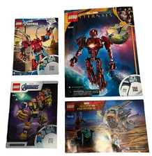 Assorted Lego Marvel Superhero Instruction Manuals Avengers Spiderman Eternals..