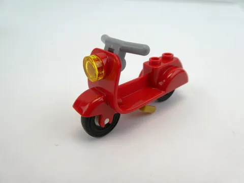 Lego Friends Red Scooter Vespa Vehicle 15396 for City Town Pizzeria