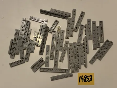 Lego Parts Lot Grey Plates