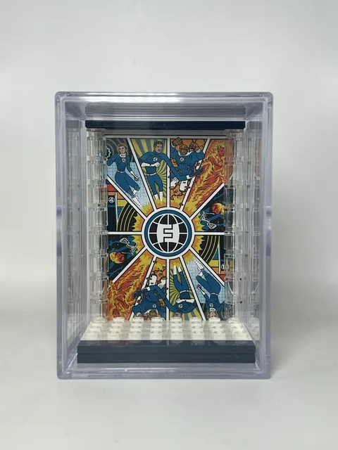 Collectible Force Pack Minifigure Display Case For Lego Marvel Fantastic Four