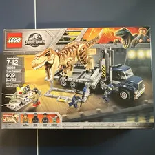 LEGO Jurassic World 75933 T. rex Transport Complete 609 pcs w/ Box Age 7-12