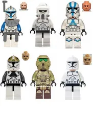 LEGO Star Wars Clone Trooper Minifigures - YOU CHOOSE -  SAME DAY SHIP - GENUINE