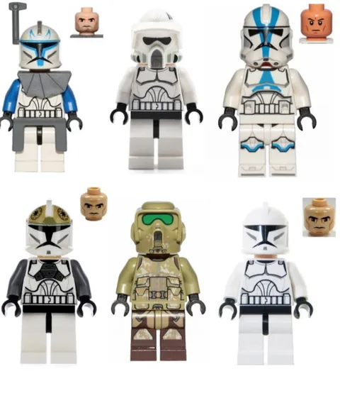 LEGO Star Wars Clone Trooper Minifigures - YOU CHOOSE -  SAME DAY SHIP - GENUINE