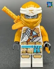 Lego Ninjago Zane Golden Armor Crystalized Minifigure NJO0760