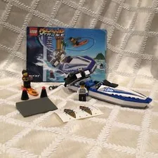 Lego 6737  Island Xtreme WAVE CATCHER 100% Complete w UNUSED Sticker & Manual!