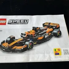 LEGO SPEED CHAMPIONS BUILDING MANUAL ONLY #77251.PRINTED 2025. (J)