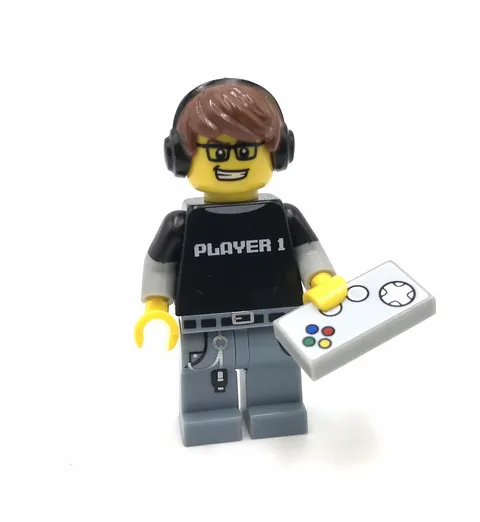 LEGO Video Game Guy minifigure 71007 CMF Series 12