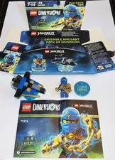 LEGO Dimensions Ninjago Jay Fun Pack 71215, 100% Complete - Open Box Working!