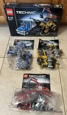 LEGO Technic 42023 Construction Crew Used (Read Description)