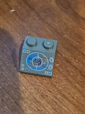 LEGO Slope 45 2x2 w Blue and Copper Radar Display and Buttons Insectoid 3039px8
