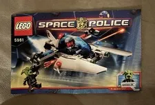 LEGO Space Police 5981 Instruction Manual Booklet Only 2010 Illustrated