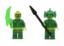 Two (2) LEGO Swamp Creature Monster Minifigures Series Fantasy Monster Figures
