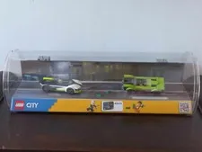 Lego City race cars NEW store display character pack 60415