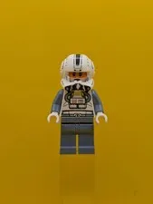 Clone Trooper Pilot (Phase 2) sw0266 Sand Blue Arms and Legs, Frown Star Wars Le