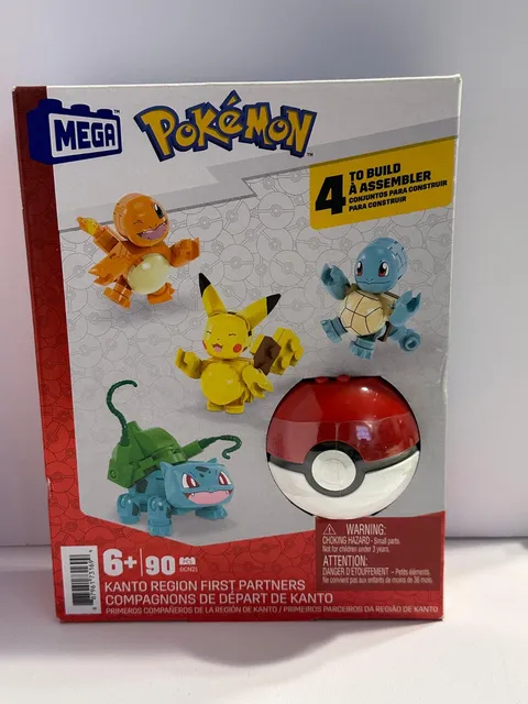 Pokémon Mega Bloks Kanto Region First Starters Set
