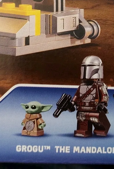 100% Lego Star Wars 75451 Gogru & Mandalorian Minifigures Brand New Unassembled