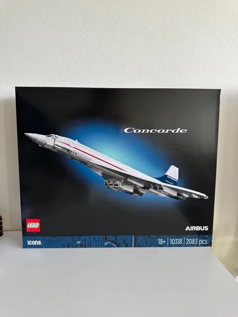 LEGO 10318 Icons Concorde BRAND NEW SEALED Planes Adult Building Gift Idea 