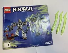Lego Ninjago 70737 Masters Of Spinjitzu Manual #1 And 3 Weapons