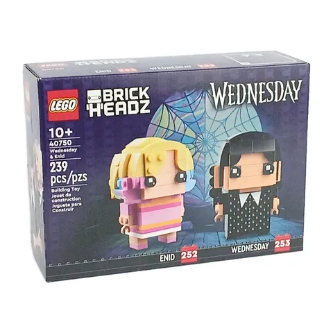 LEGO® BRICKHEADZ Wednesday & Enid  239 Piece Building Set 40750