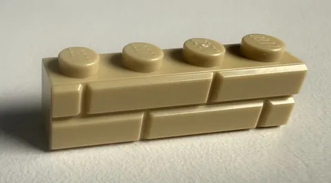  LEGO Tan 1x4 Masonry Brick Part #15533 100 Pieces 
