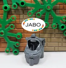 (S12 / 6 / 24) LEGO 87754 Headgear Helmet Underwater Space Air Tanks Gray