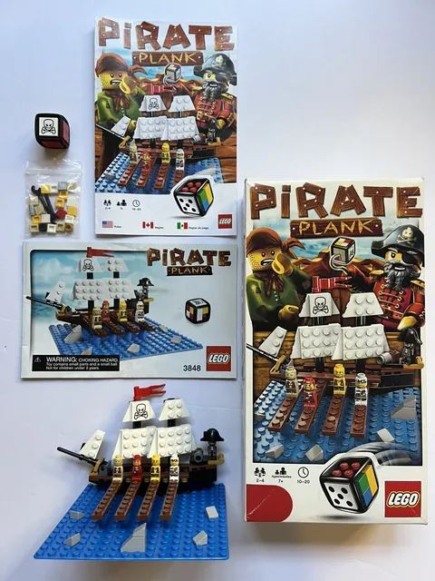 LEGO Pirate Plank 3848 Complete Set w/Box and Instructions