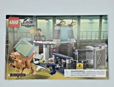 Lego Jurassic World Stygimoloch Breakout 75927 - Instruction Manual Only booklet