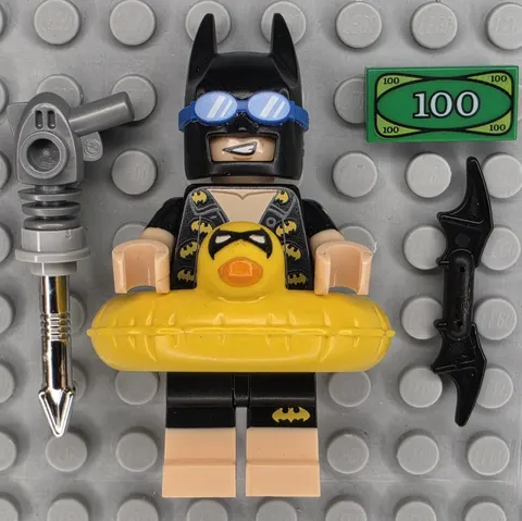 Lego DC Super Heroes Minifigure COLTLBM05 Vacation Batman Movie Series 1