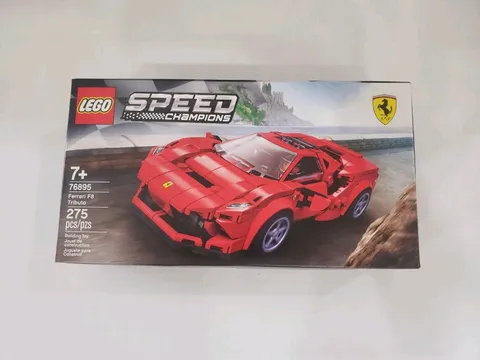 LEGO SPEED CHAMPIONS: Ferrari F8 Tributo (76895) New, Factory Sealed, Retired 