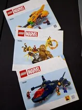 LEGO Marvel Instructions Manuals Only #76280 #76281 #76254 Lot of 3